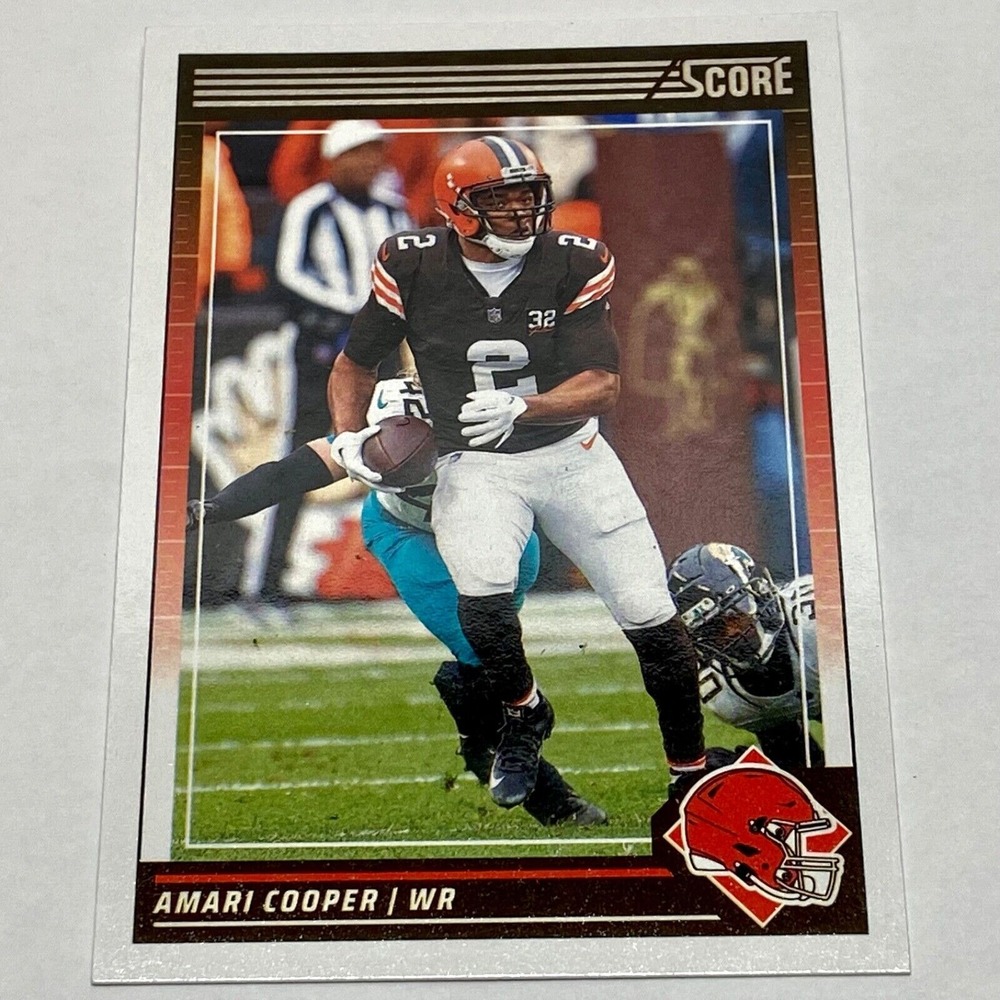 2024 Panini Score NFL Football Amari Cooper WR Cleveland Browns NFLPA Card #66